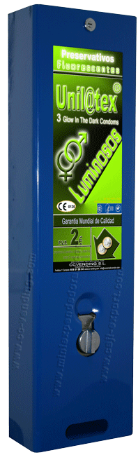 MAQUINAS EXPENDEDORAS Preservativos, Aros o Anillos Vibradores, Tangas, kit de Higiene Femenino, Luminosos, Multifrutas, Nature, Vibrasex, Lubricante intimo, Alcotest Alcoholimetro,