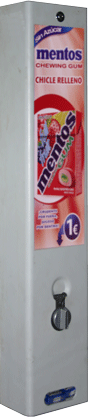 Maquina chicles mentos y trident