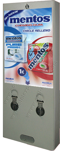 maquina mentos y trident doble